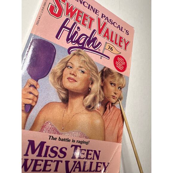 Sweet Valley High 1ST Edition First Print Book #76 Miss Teen Sweet Valley VTG - Picture 3 of 11